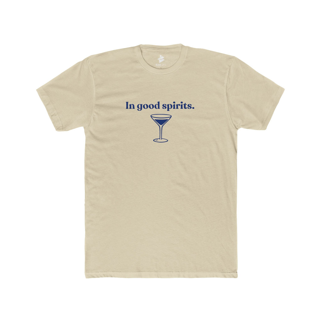 IN GOOD SPIRITS - Heather Grey / XS-Heather Grey / S-Solid Cream / S-Solid Light Blue / S-Solid Light Grey / S - BAR LIFE