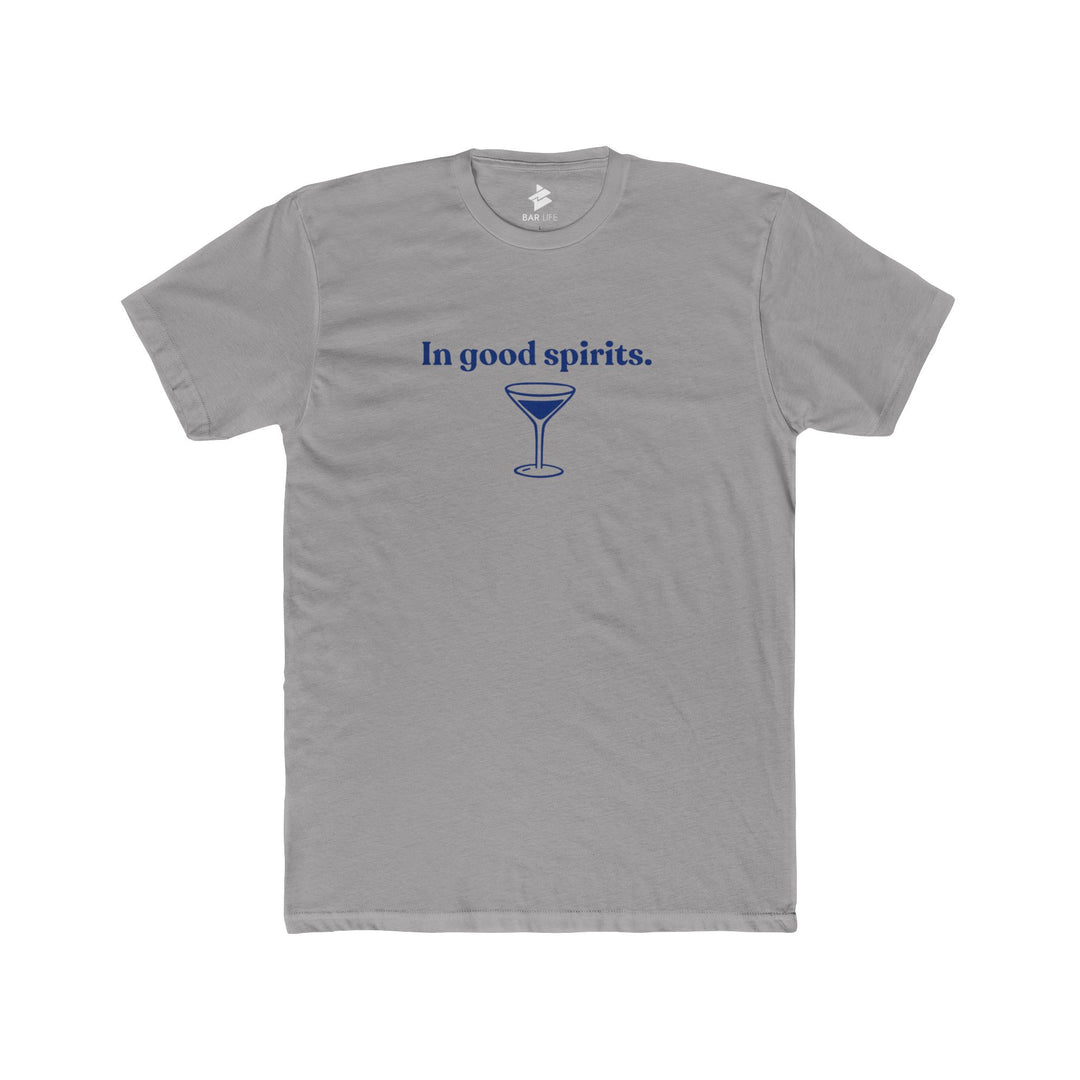 IN GOOD SPIRITS - Heather Grey / XS-Heather Grey / S-Solid Cream / S-Solid Light Blue / S-Solid Light Grey / S - BAR LIFE