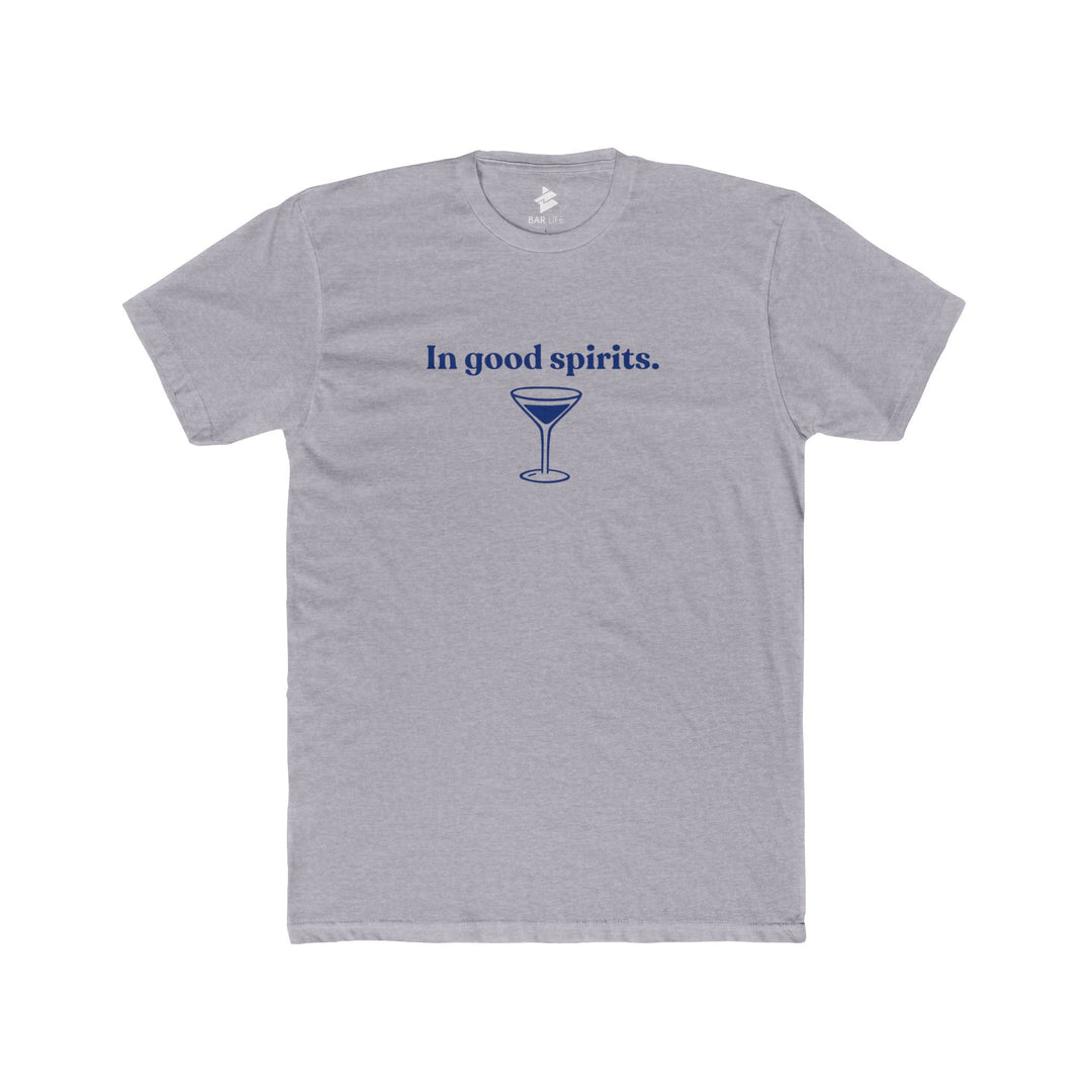 IN GOOD SPIRITS - Heather Grey / XS-Heather Grey / S-Solid Cream / S-Solid Light Blue / S-Solid Light Grey / S - BAR LIFE