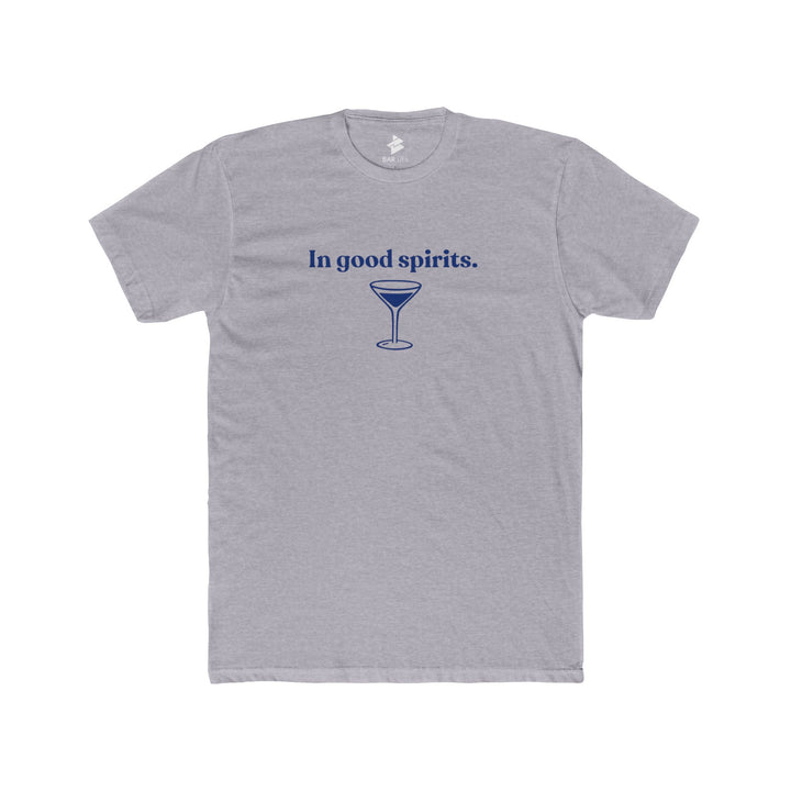 IN GOOD SPIRITS - Heather Grey / XS-Heather Grey / S-Solid Cream / S-Solid Light Blue / S-Solid Light Grey / S - BAR LIFE
