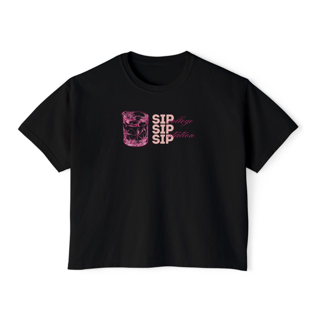 SIP COLLEGE STATION - S / Ivory-S / Black-M / Ivory-M / Black-L / Ivory - BAR LIFE