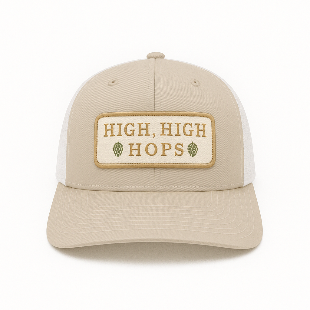 HIGH, HIGH HOPS - TAN/WHITE - Default Title - BAR LIFE