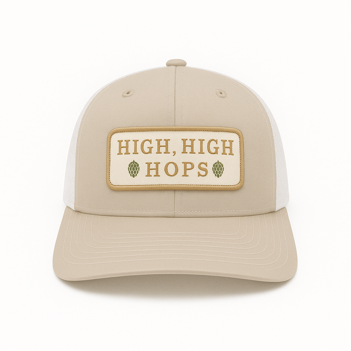 HIGH, HIGH HOPS - TAN/WHITE - Default Title - BAR LIFE