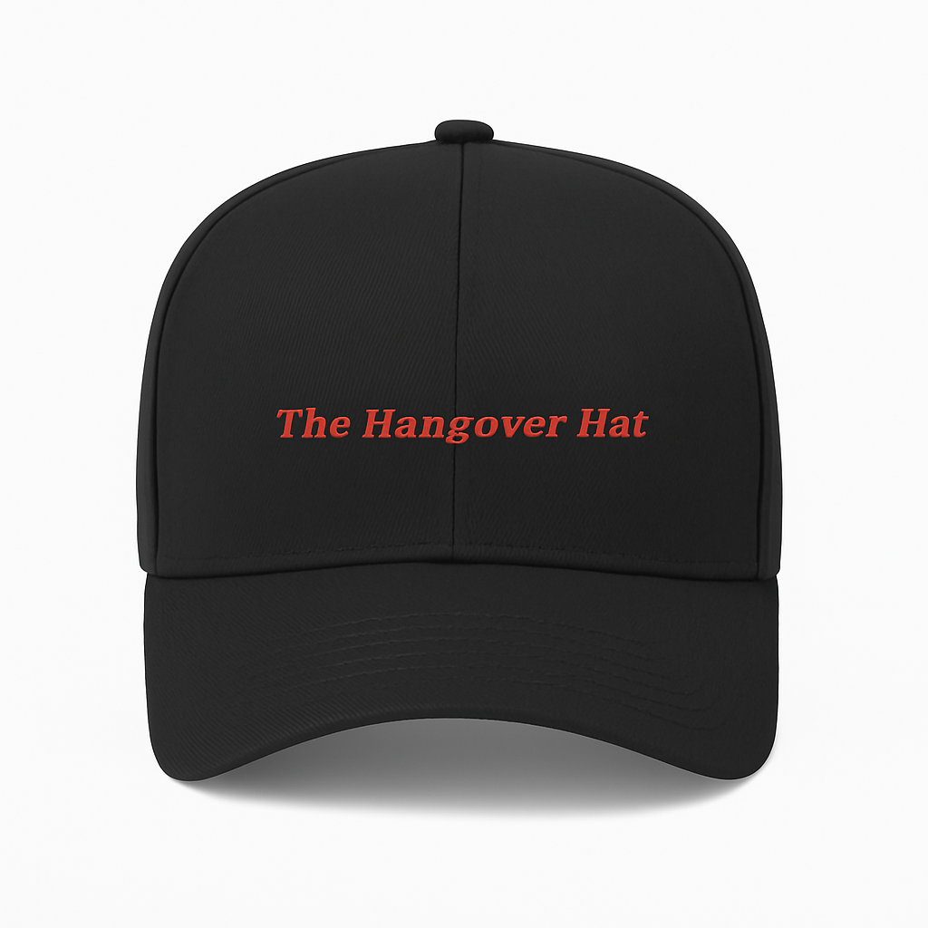 THE HANGOVER HAT - BLACK - Default Title - BAR LIFE