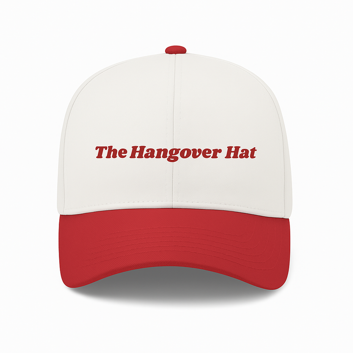 THE HANGOVER HAT - RED/WHITE - Default Title - BAR LIFE