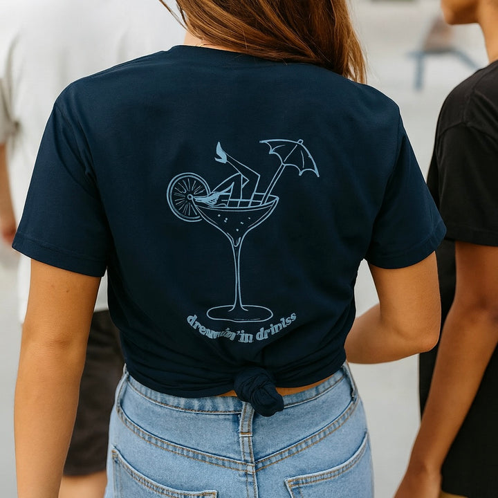 DROWNIN' - Solid Black / XS-Solid Midnight Navy / XS-Solid Black / S-Solid Midnight Navy / S-Solid Black / M - BAR LIFE