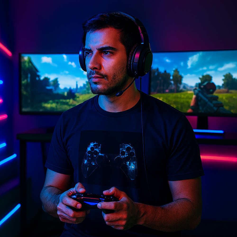 GAMER - Solid Black / XS-Solid Midnight Navy / XS-Solid Military Green / XS-Solid Black / S-Solid Indigo / S - BAR LIFE