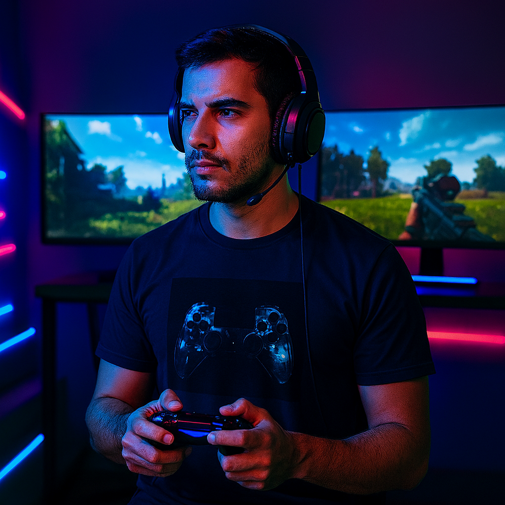 GAMER - Solid Black / XS-Solid Midnight Navy / XS-Solid Military Green / XS-Solid Black / S-Solid Indigo / S - BAR LIFE