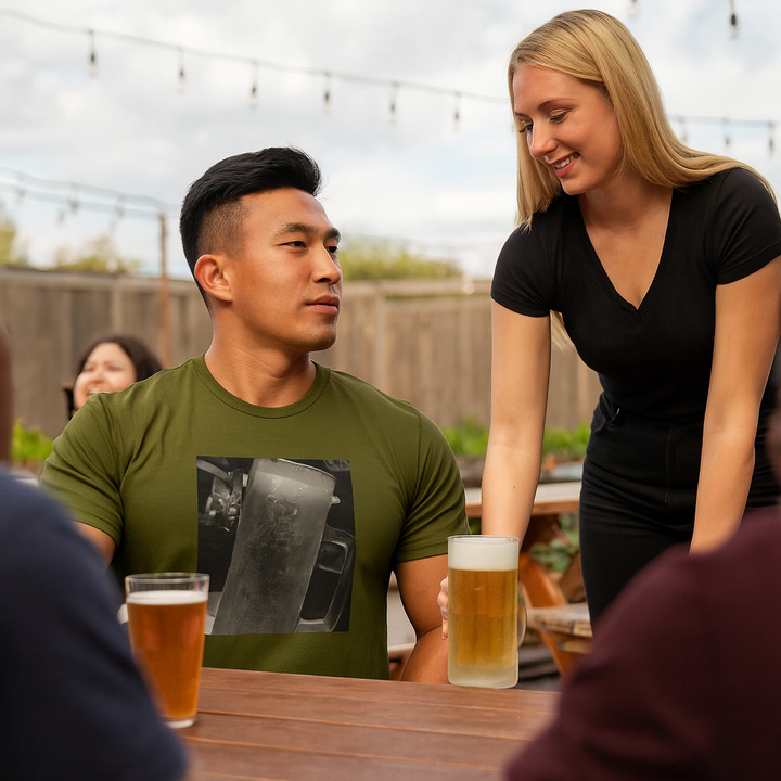 THE DRAFT - Solid Heavy Metal / XS-Solid Military Green / XS-Solid Black / S-Solid Heavy Metal / S-Solid Indigo / S - BAR LIFE