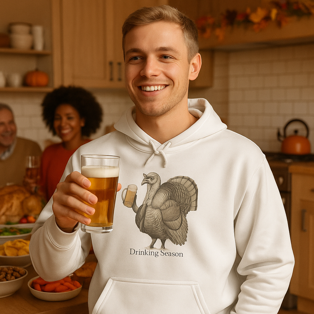 DRINKING SEASON - Arctic White / S-Heather Grey / S-Arctic White / M-Heather Grey / M-Arctic White / L - BAR LIFE