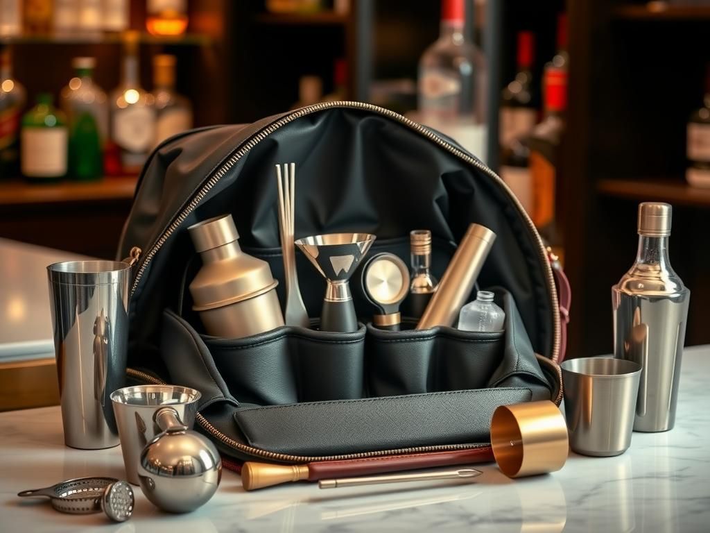 travel bartender kit, portable bar bags