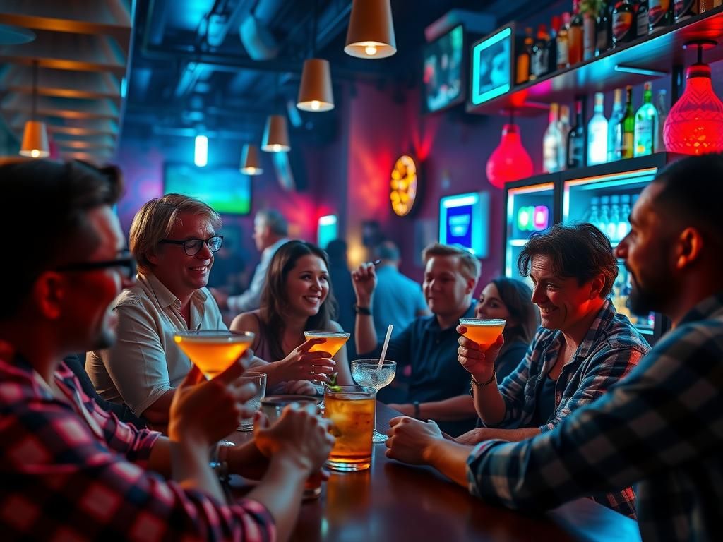 Shot O’Clock Tee – the perfect bar-hopping companion.