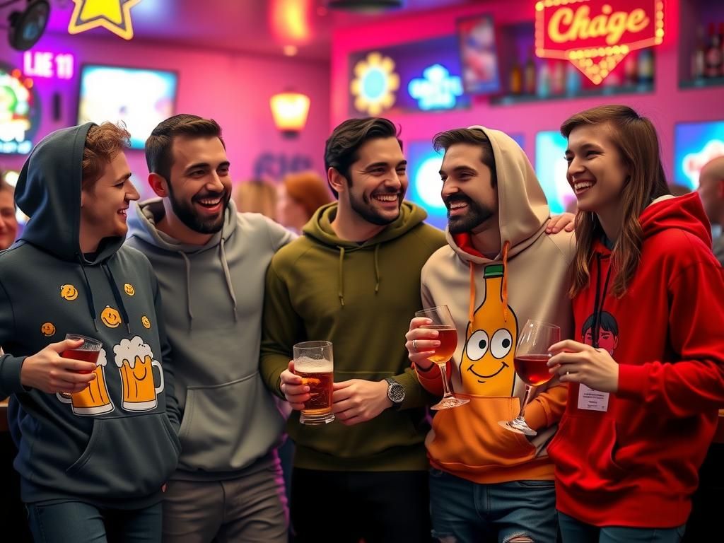 drinking fashion, bar apparel