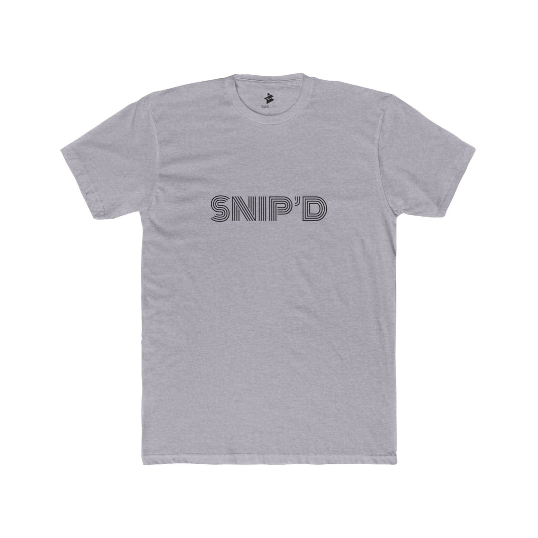 SNIP'D - Heather Grey / XS-Solid Black / XS-Solid Heavy Metal / XS-Solid White / XS-Heather Grey / S-Solid Banana Cream / S-Solid Black / S-Solid Cream / S-Solid Forest Green / S-Solid Heavy Metal / S - BAR LIFE