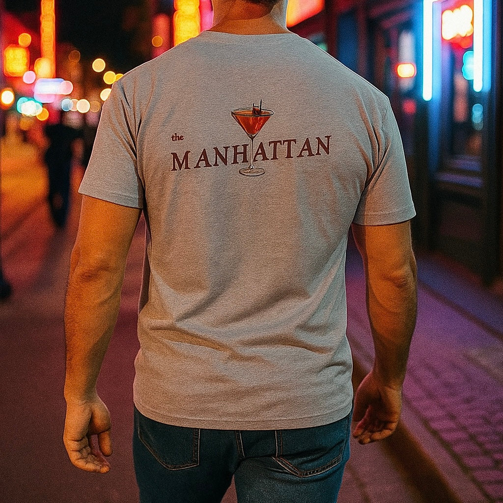 THE MANHATTAN - Heather Grey / XS-Solid White / XS-Heather Grey / S-Solid Natural / S-Solid Light Blue / S-Solid White / S-Heather Grey / M-Solid Natural / M-Solid Light Blue / M-Solid White / M - BAR LIFE