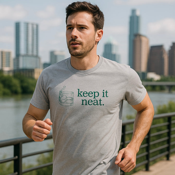 KEEP IT NEAT - Heather Grey / XS-Heather Grey / S-Solid Cream / S-Solid Natural / S-Solid Light Blue / S-Heather Grey / M-Solid Cream / M-Solid Natural / M-Solid Light Blue / M-Heather Grey / L - BAR LIFE