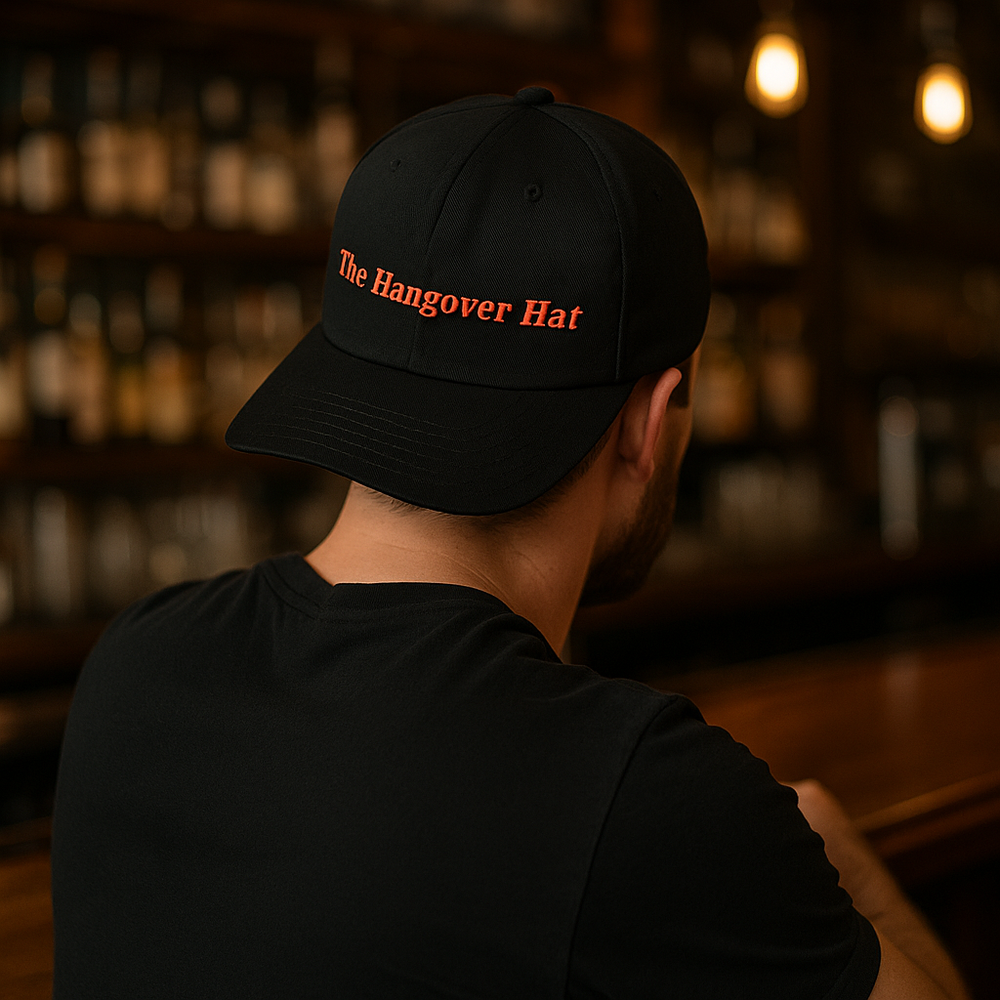 THE HANGOVER HAT - BLACK - Default Title - BAR LIFE